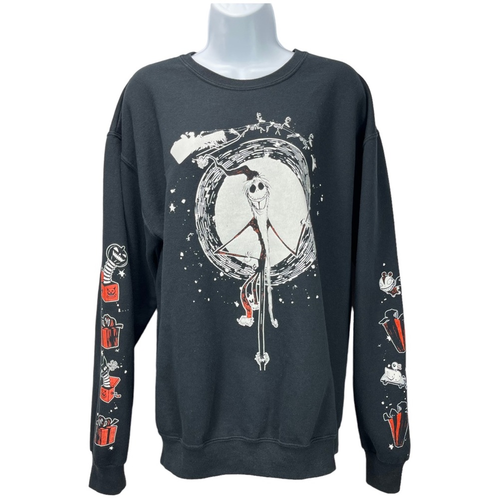 The Nightmare Before Christmas | Women’s Large | Jack Moon Crewneck‎ Sweatshirt